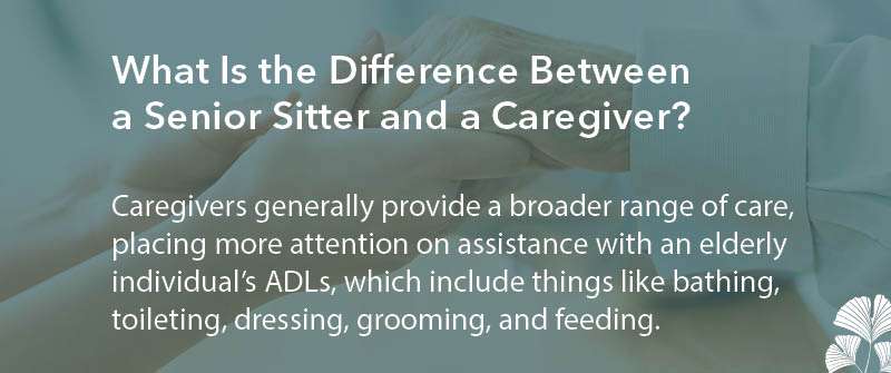 What Is the Difference Between a Senior Sitter and a Caregiver_