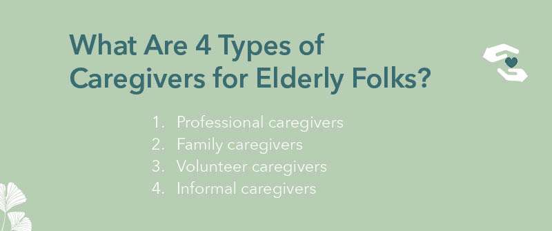 Types of caregivers for elderly